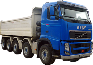 Aeby Transport Fribourg camion basculeur